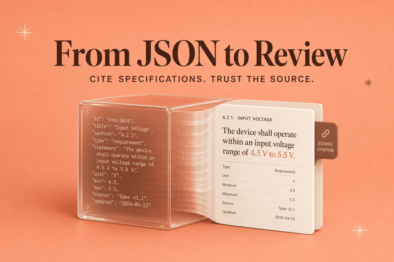 From JSON to Review: How sybo Lets Editors Cite Specifications Directly Without Speculation